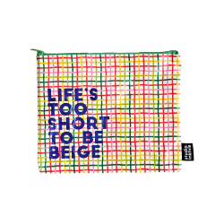 Pochette LIFE'S TOO SHORT TO BE BEIGE