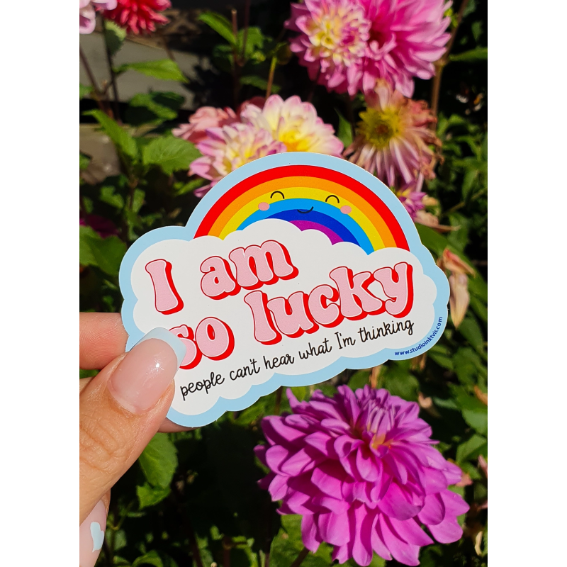 Sticker I AM SO LUCKY
