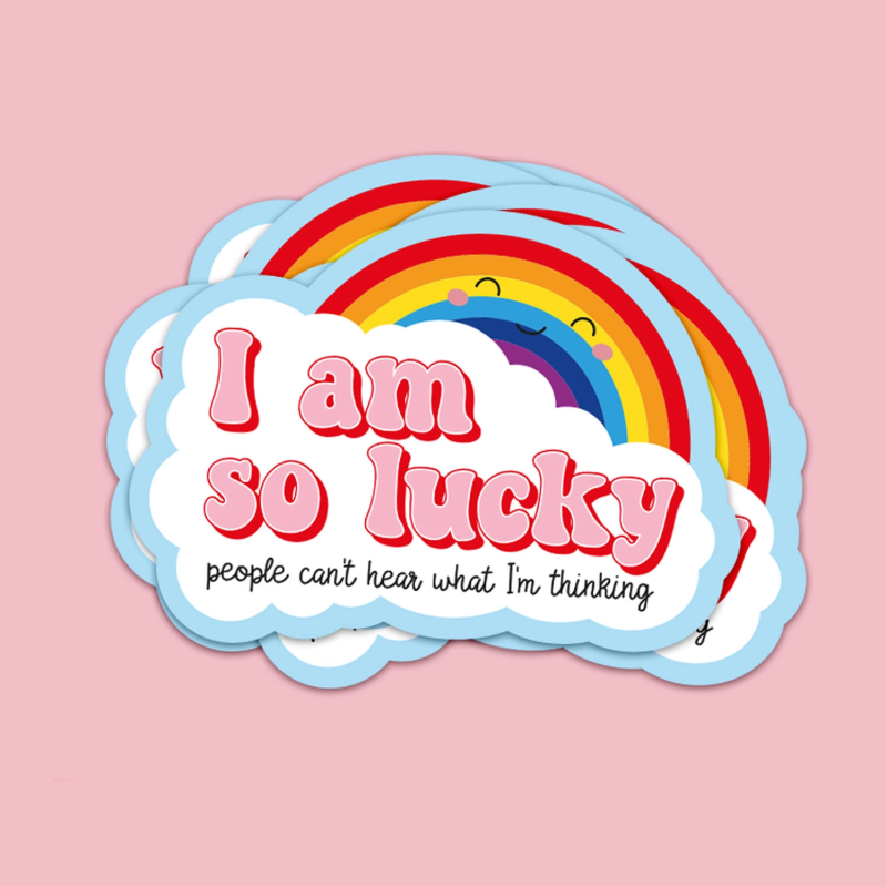 Sticker I AM SO LUCKY