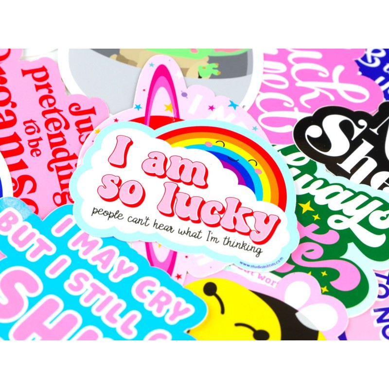 Sticker I AM SO LUCKY