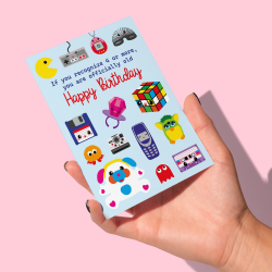 Carte Birthday RETRO