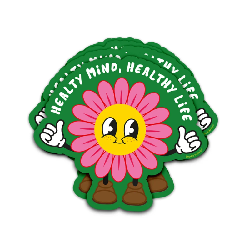 Sticker HEALTHY MIND HEALTHY LIFE
