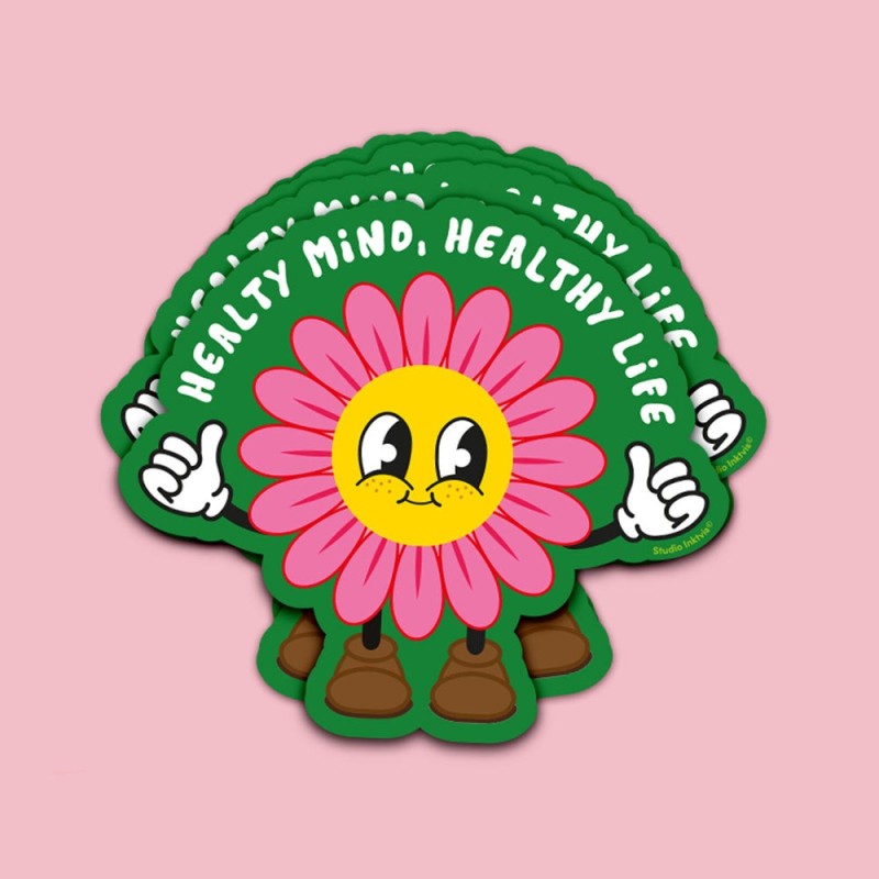 Sticker HEALTHY MIND HEALTHY LIFE