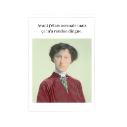 Carte AVANT J'ETAIS NORMALE