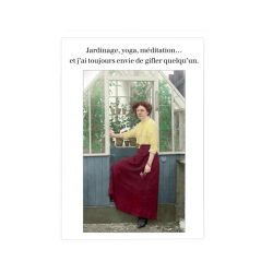 Carte JARDINAGE YOGA MEDITATION