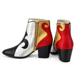BOTTINES Argent