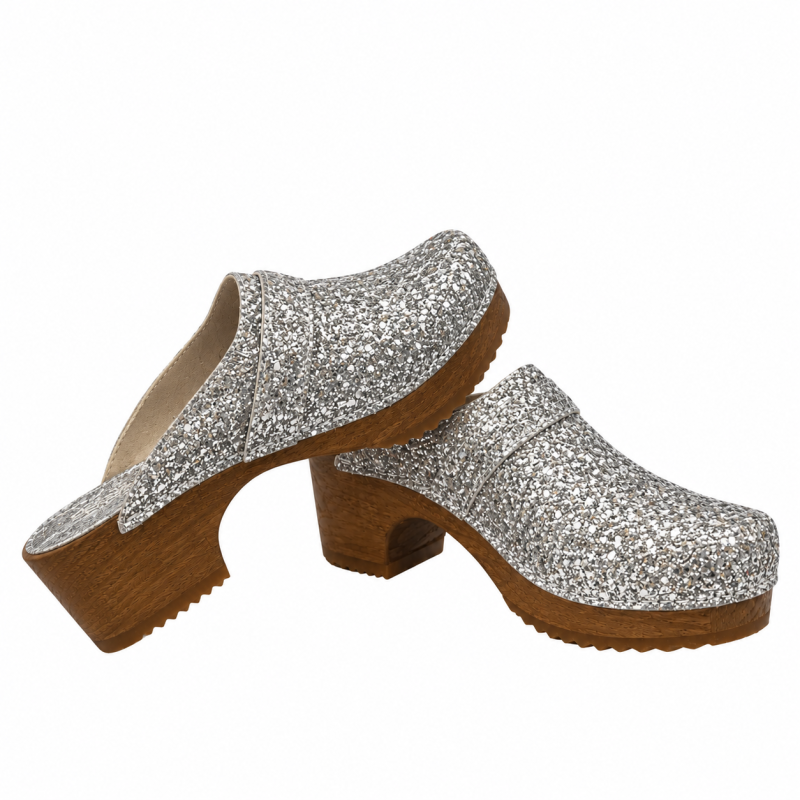 Sabots PAILLETTES argentées