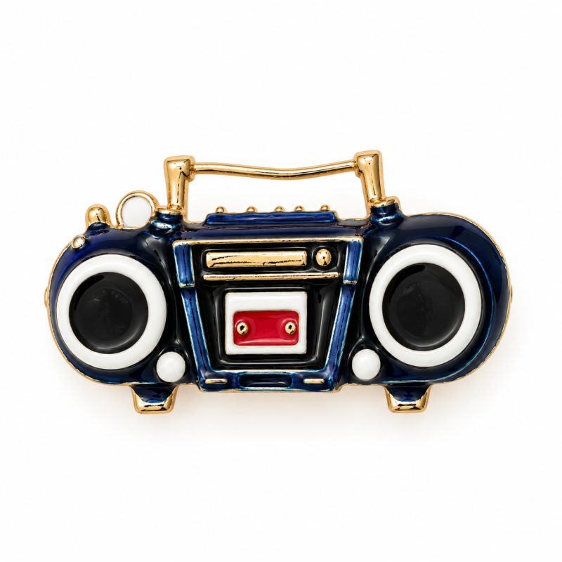 Broche fantaisie RADIO