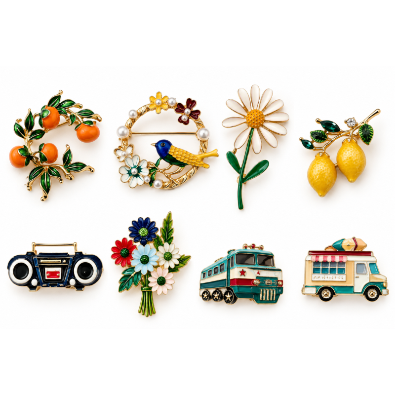 Broche fantaisie TRAIN