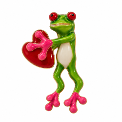 Broche fantaisie GRENOUILLE