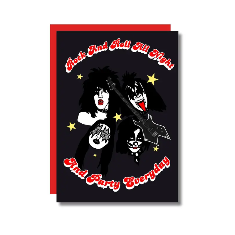 Carte ROCK AND ROLL ALL NIGHT