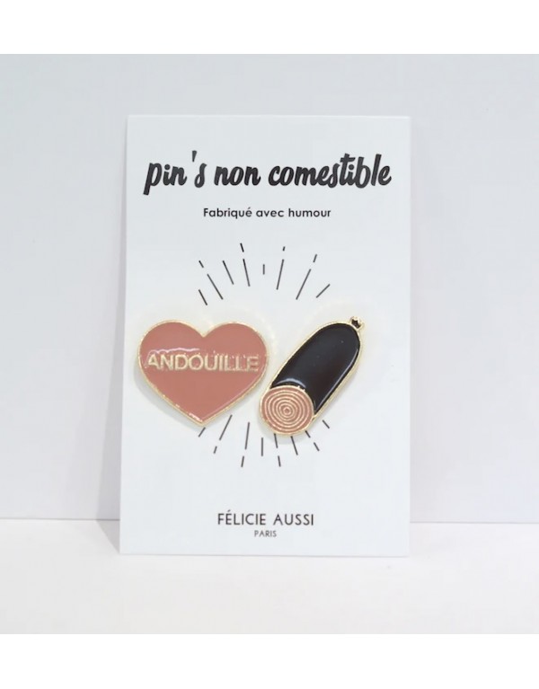 Duo de pin's ANDOUILLE