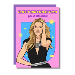 Carte HAPPY BIRTHDAY DIVA