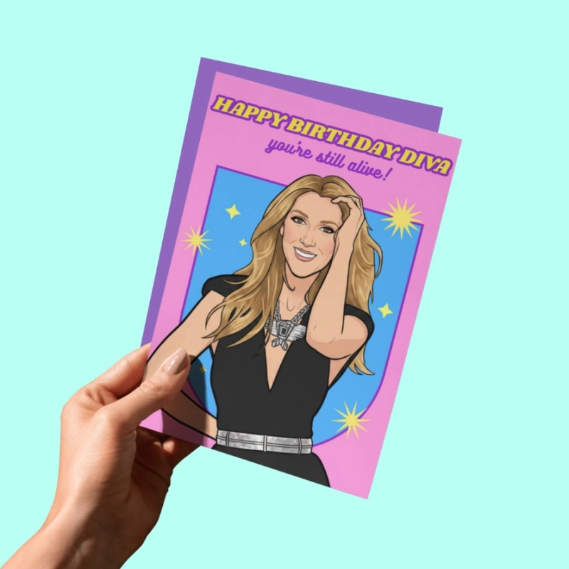 Carte HAPPY BIRTHDAY DIVA