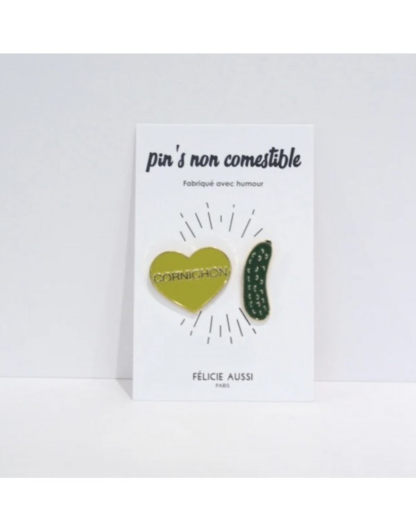 Duo de pin's "Cornichon"