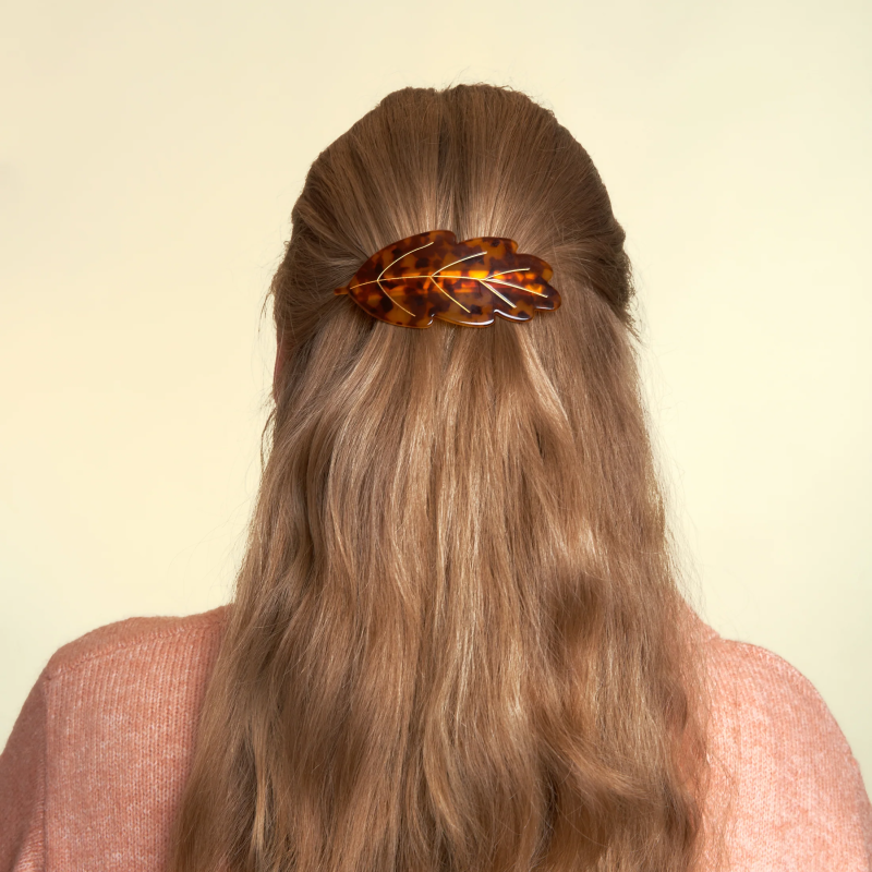 French barrette FEUILLE