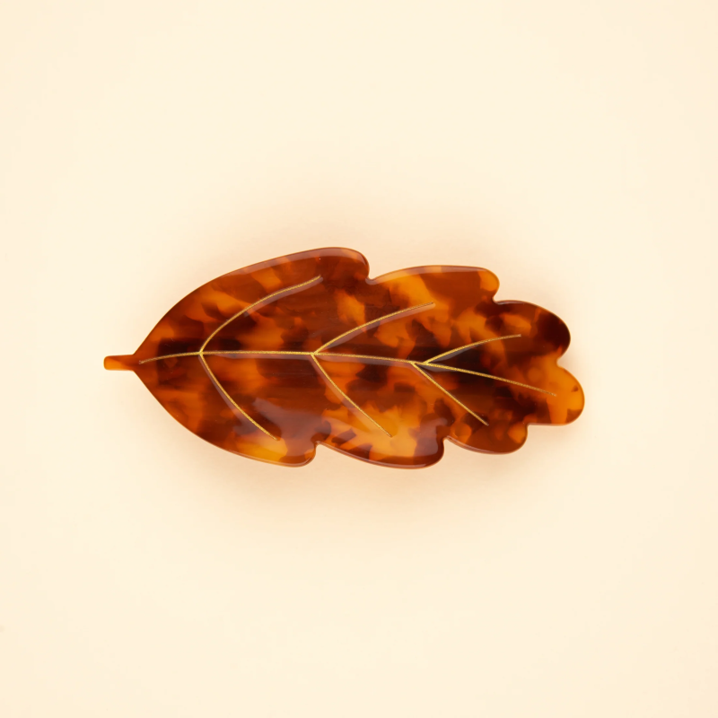 French barrette FEUILLE
