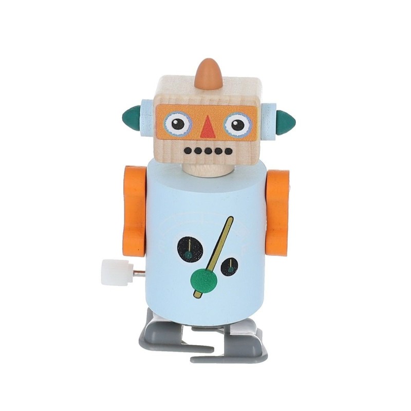 Robot à remonter en bois ORANGE