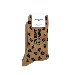 Chaussettes CA SENT LE FAUVE Léopard