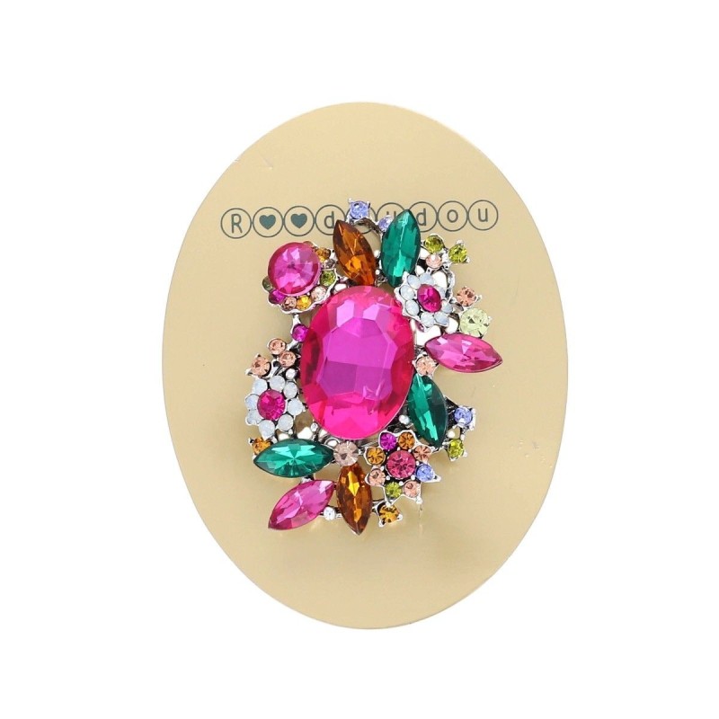 Broche multicolore FANTAISIE
