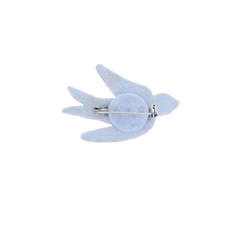 Broche OISEAU ROSE