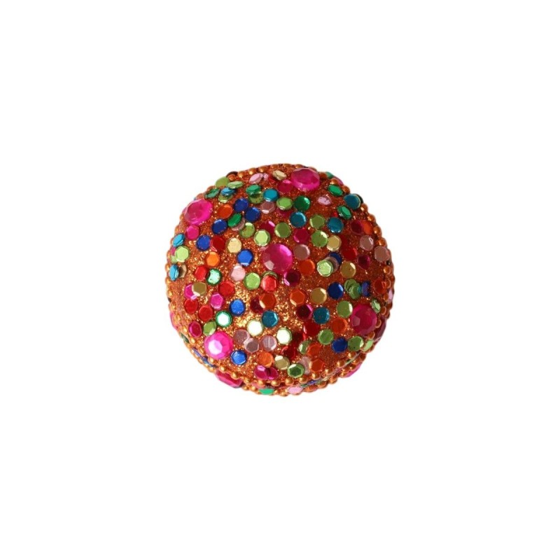 Boite ronde cuivrée S