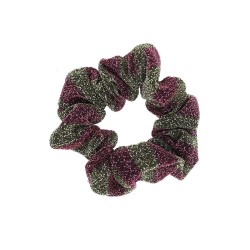 Chouchou lurex DORE/VIOLET