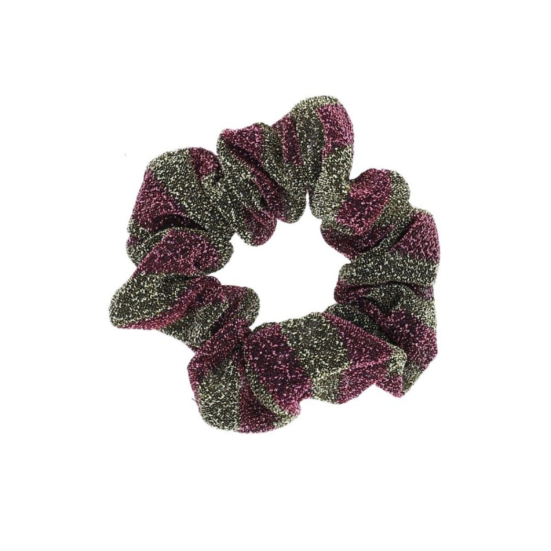 Chouchou lurex DORE/VIOLET