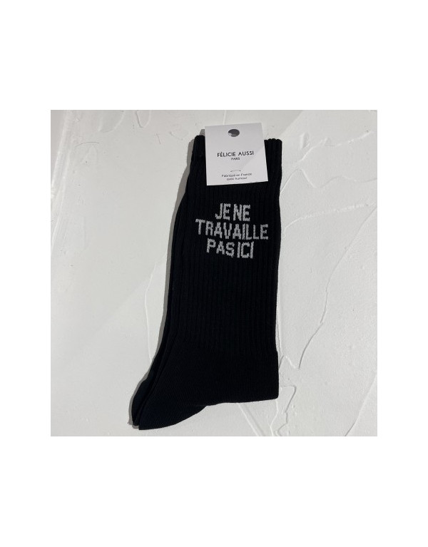 Chaussettes JE NE TRAVAILLE...