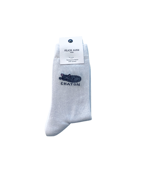 Chaussettes CHATON dessin