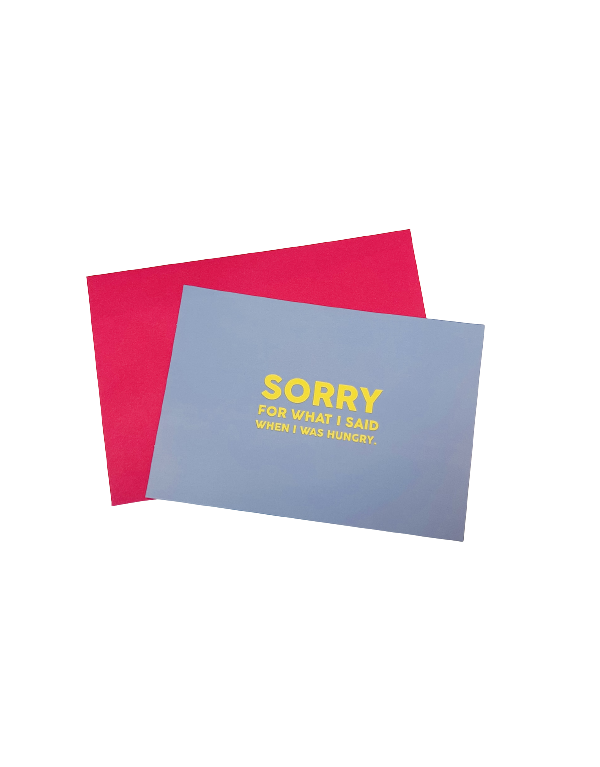 Carte SORRY