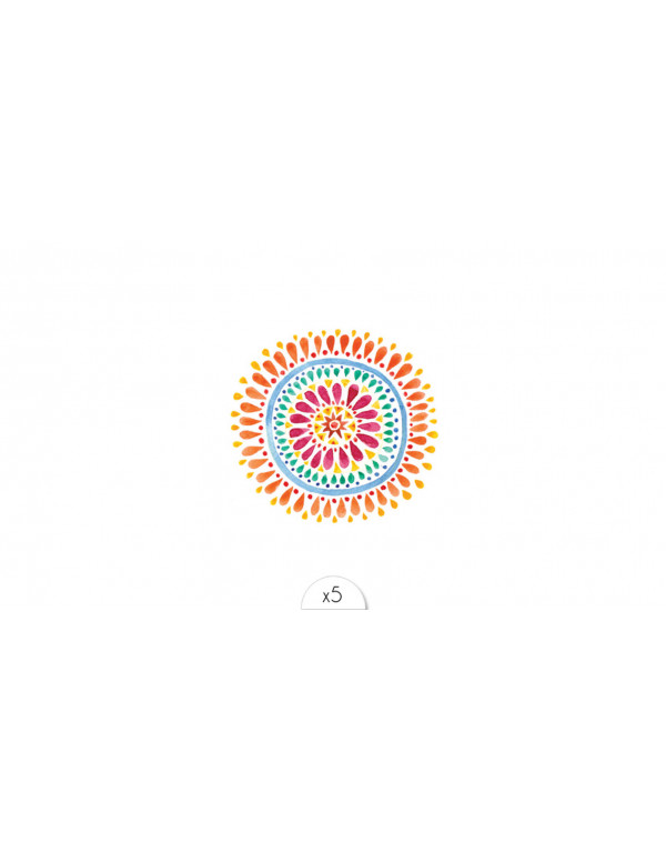 TATTOOS MANDALA COLORÉ