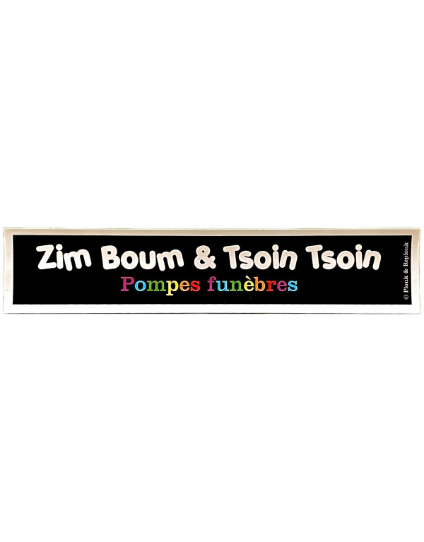 AUTOCOLLANT Zim Boum &...