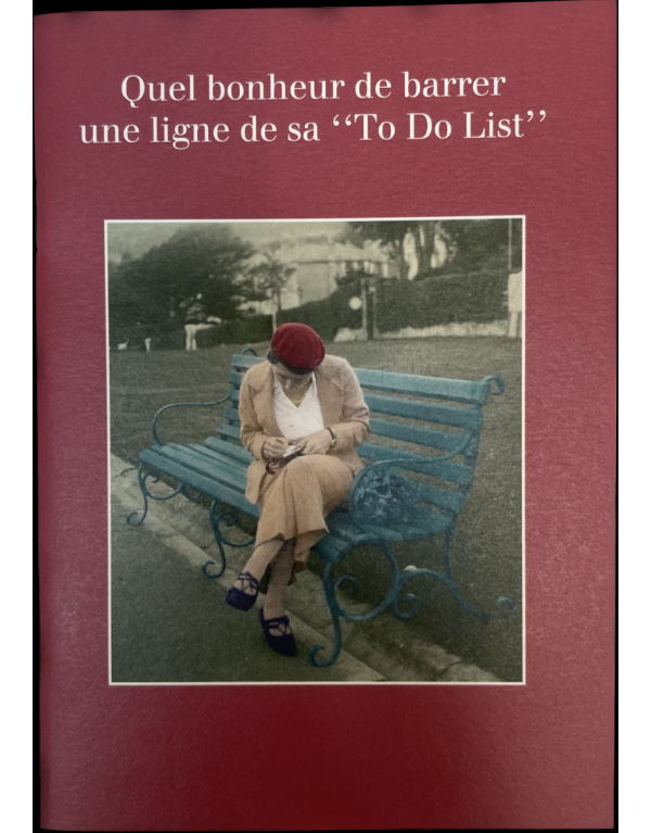 Carnet RETROFUN To Do List