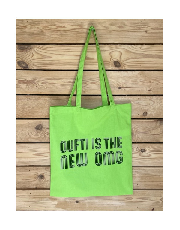 Tote bag OUFTI Vert Pomme