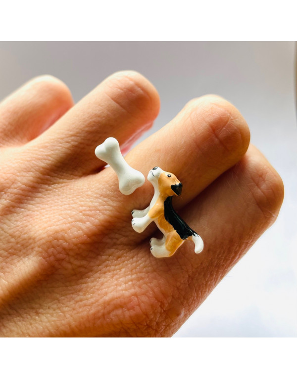 BAGUE en laiton PUPPY