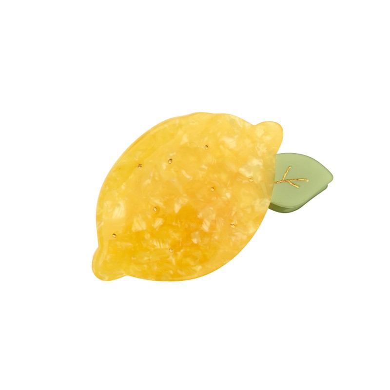 Mini pince à cheveux CITRON