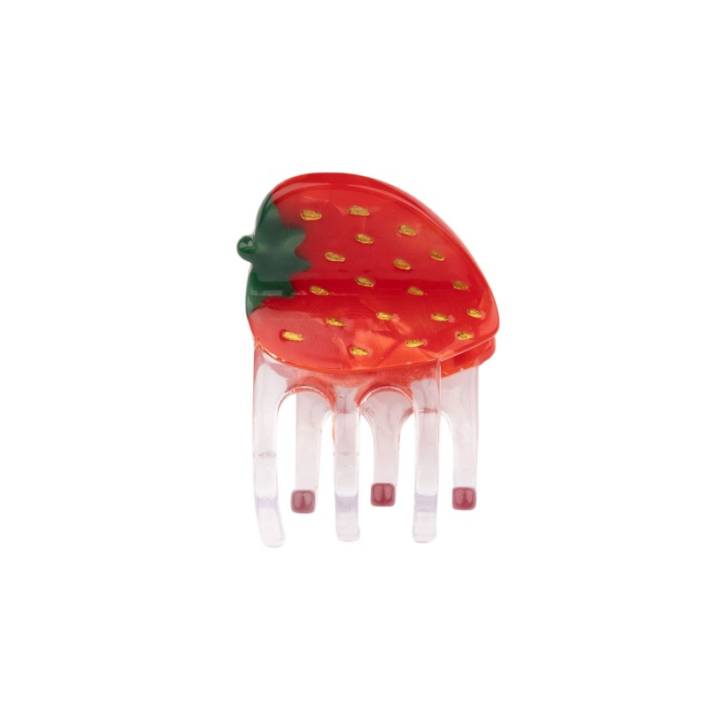 Mini Pince à cheveux FRAISE