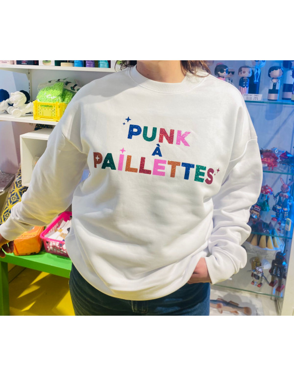 Sweat PUNK A PAILETTES...