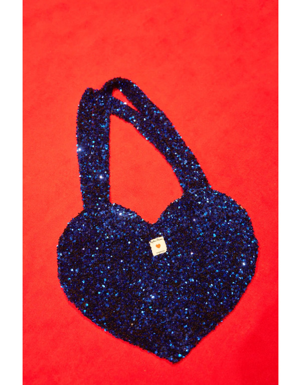 Tote bag COEUR paillettes...