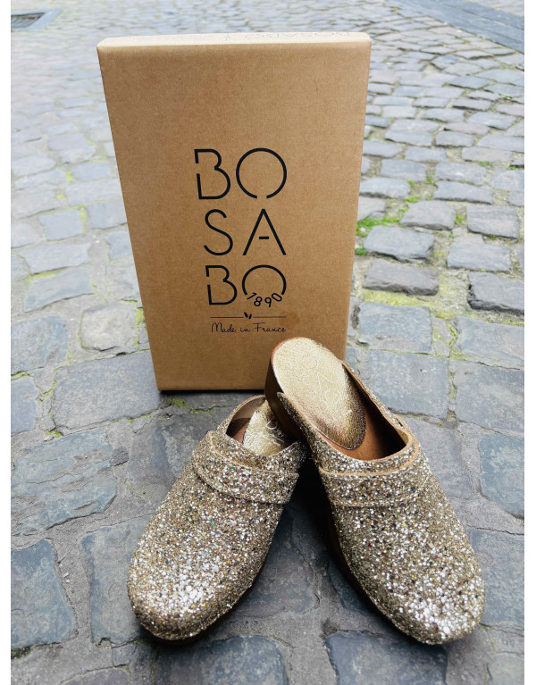 Sabots glitter GOLD
