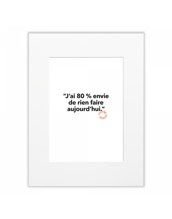 Carte J'AI 80% ENVIE