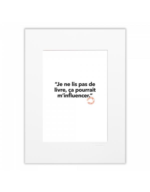Carte JE NE LIS PAS