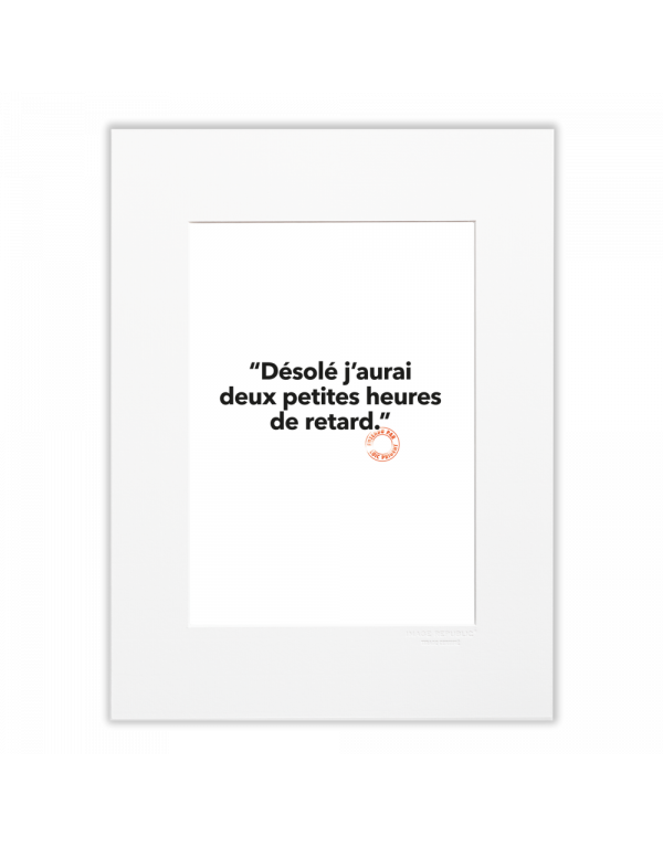 Carte DESOLE J'AURAI DEUX...