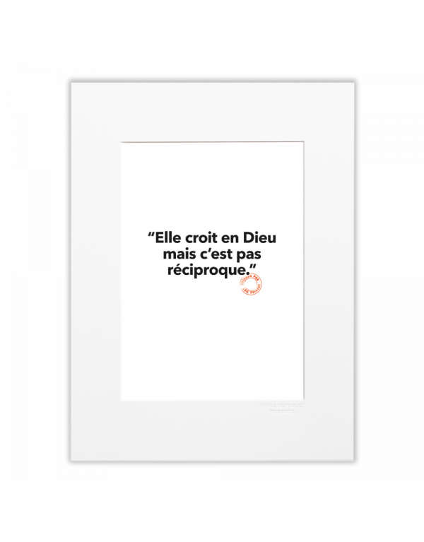 Carte ELLE CROIT EN DIEU
