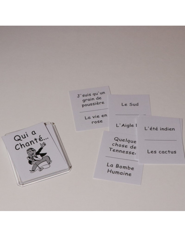 QUI A CHANTÉ