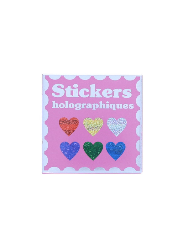 Stickers holographiques COEUR