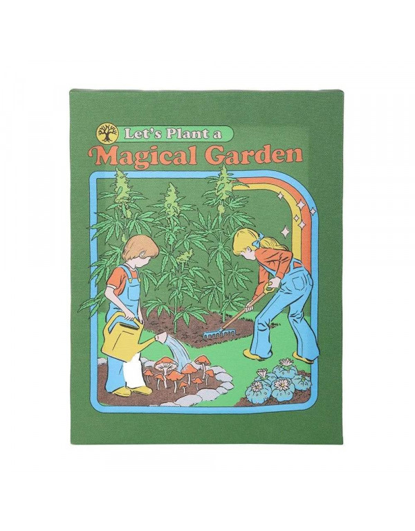 Plaque LET'S PLANT A...