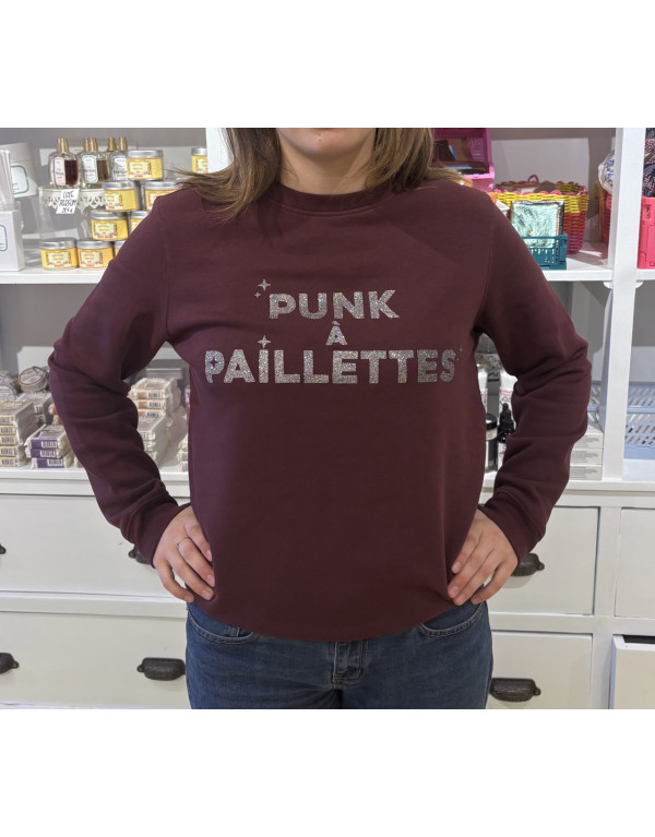 Sweat PUNK A PAILLETTES...