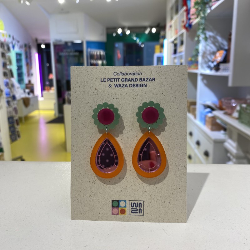 Boucles d'oreilles WAZA DESIGN